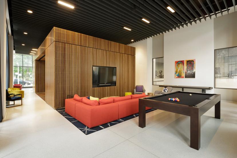 Solstice apartment game room