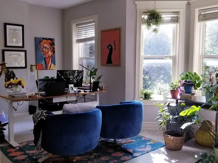 Fiance's Saint Louis apartment living room